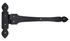 Pánt ozdobný, H-270 x L-498 x 3mm, ľavé, povrch RAL9005 matná