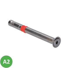 Nerezová kotva pro hliníkový profil AISI304, hlava na 6 mm imbus