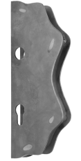 Kazetová sestava pro branku 250 x 95 x 30 mm, hladká