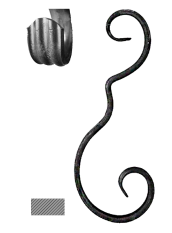 DOPRODEJ prvek 220 x 83 mm, profil 14 x 6 mm