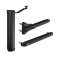 Hydraulický zatvárač, pre krídlové brány do 75 kg / 1,1 m, SILV