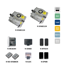 SFAB2124BDKCE podzemní sada pro dvoukřídlou bránu do 2,3 m / křídlo