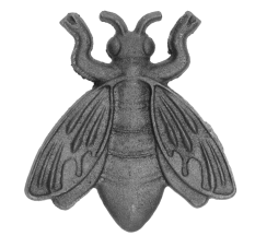 Včela medonosná, dekorace 90x85x5 mm, odlitek