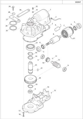 470S9050H606 stator pro pohon UNDER