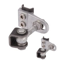 LOCINOX® GBMU4D16 navařovací pant M16, otevíratelný 180°, nastavitelný 3D, pozink