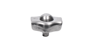 Lanková svorka - simplex pro nerezové lanko 3 mm, broušená nerez K320 / AISI304