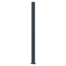Plotový sloupek 76 x 76 x 1849 mm s patkou