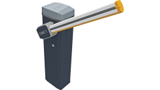 GGT40AGS závora do 5m pro intenzivní použití, RAL7024