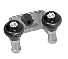 Horní doraz s vodícími gumovými kladkami 40 mm