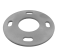 Kotvící plotna (ø 100mm) na trubku ø 42.4mm (otvor ø42.5mm), bez povrchové úpravy /AISI304