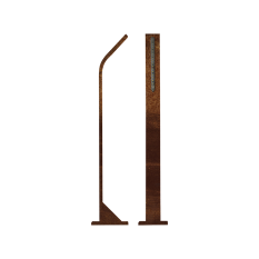 Venkovní LED osvětlení STIK M, barva CORTEN, H-750mm
