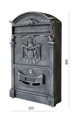 Poštovní schránka H 405 x L 255 x W 90 mm