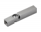 Čep s kloubem (12x12 mm, L: 68 mm / vnitřní závit M6 - vnitřní závit M8x25 mm), broušená nerez K320 / AISI304