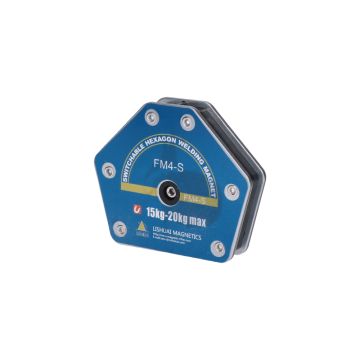 Svařovací magnet / svařovací úhel, vypínací, zatížení 15kg, měřící úhly: 30°, 45°, 60°, 75°, 90°, 105°, 135°, feritový