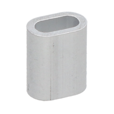 Hliníková lisovací spojka pro 5.0mm lanko