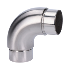 Spojka oblouková 90 ° na trubku ø 42.4mm, broušená nerez K320 / AISI304
