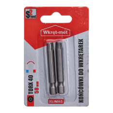 2 dílny blister bitů TX-40, délka 50mm