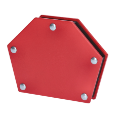 Svařovací magnet / magnetický úhelník ke svařovaní, zatížení 22 kg, měřící úhly: 30°, 45°, 60°, 75°, 90°, 105°, 135°