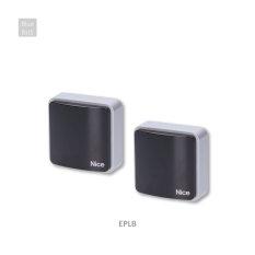 Fotobuňky ERA povrchové, úhel 30°, dosah do 15 m, 1 pár, zapojení prostřednictvím NICE BLUEBUS