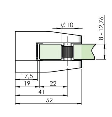 B2600000B- Bodový úchyt /4ks/