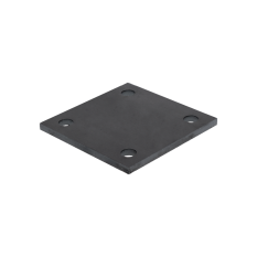 Platňa univerzálna 100x100x6mm s otvormi 11mm, bez povrchovej úpravy