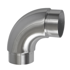 Spojka - oblouková 90° na trubku ø 42,4 mm, broušená nerez K320 / AISI316