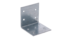 úhelník široký 60x60x60mm, 2,0mm, pozink, díry průměr 4,5mm - v počte 8ks