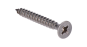 Nerezový šroub samořezný (5x20mm) zápustná hlava, AISI316 /A4 - Průměr: 5 mm, Rozměr: 5x20, Závit: Průměr 5/20