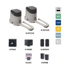 HOPPBDKCE sada pákových pohonů pro dvoukřídlou bránu do 2,4 m / křídlo