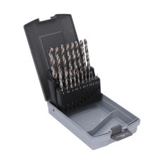 Sada HSS vrtáků do kovu, 1-10mm(19ks), univerzální použití, PROFI