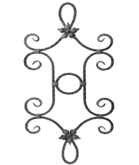 Ornament 900x385mm, profil 12x12mm bez povrch. úpravy