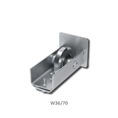 Náběhové kolečko samonosné brány pro profil 70x70x4 mm