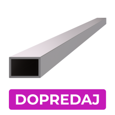 DOPRODEJ profil 30 x 20 x 2 x 4000 mm, broušená AISI 304