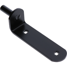 Kování ozdobné, 150x35 mm, ø 18 mm, černé.