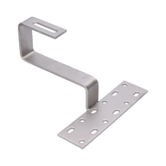 Střešní hák navržený pro zakřivené krytiny (betonové nebo keramické) Doporučujeme jej použít pro solární profily se spodní montáží. Nerez A2 ,fotovoltaika