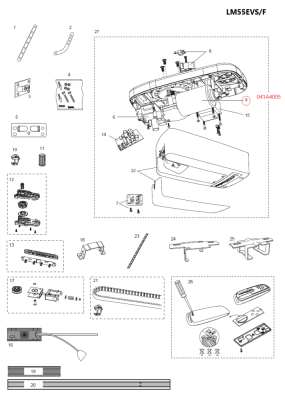 041A4005 motor 24 V DC