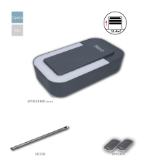 SPIDER32BDWKCE sada s WIFI pro sekční bránu do 11,4m2