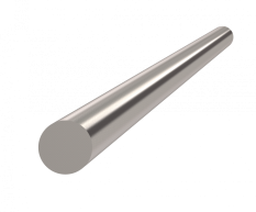 Tyč kruhová ø14 mm, kartáčovaná nerez / AISI304