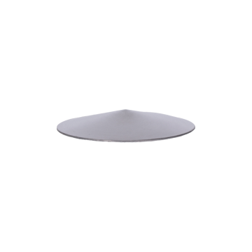 Stříška plechová, ø 48 mm, 1,2 mm, kulatá
