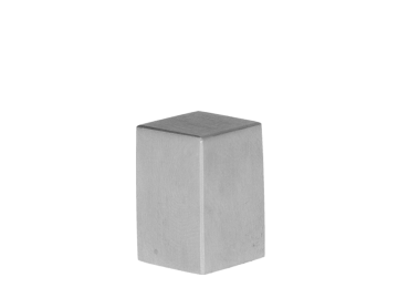 Ukončení na jekl (10x10mm), broušená nerez K320 /AISI304