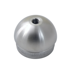 Spodek držáka madla ø 42,4 mm, závit M8, broušená AISI 304