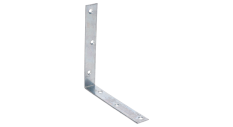 úhelník 150x150x22mm, 2,0mm, galvanicky pozinkovaný, díry průměr 4,5mm - v počte 6ks
