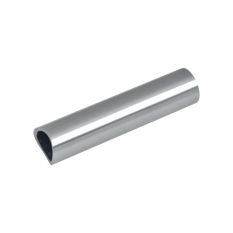 Přechod na vymezení vzdálenosti mezi sloupem ø 42,4 mm a kotevní deskou, ø 20x2,0 mm /L:85 mm, bez vnitřního šroubu, broušená nerez K320 / AISI304, bal: 1ks