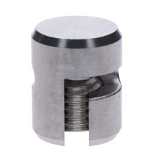 Úchyt pro nerezové lanko ø5 mm, broušená nerez K320 / AISI304