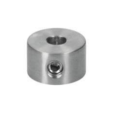 Úchyt 6.5mm, pro nerezové lanko 4-6mm, broušená nerez K320 /AISI304