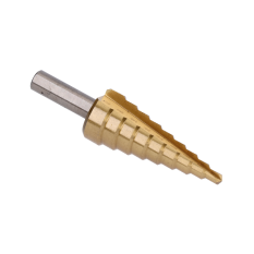 Stupňovitý kuželový vrták HSS 4341 TiN 4 - 20 mm