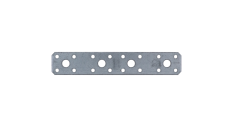 Plochá spojka 200x35mm, 2,5mm pozink, počet děr o průměru 5mm-16ks, 11mm-4ks