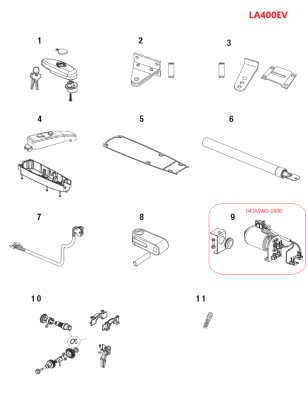 041ASWG-0508 motor s konzolou