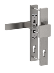 Hliníkový set so štítom kľučka/guľa,brúsený elox