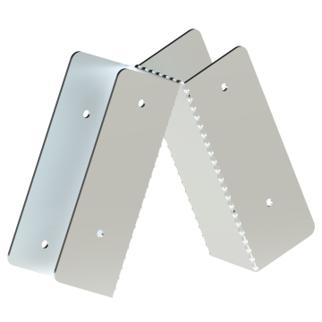 Spojka na hranol 100x100mm, pozinkovaná ocel